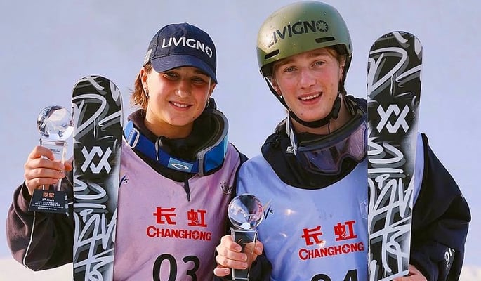 LIVIGNO TEAM: MIRO E FLORA TABANELLI AGLI X-GAMES