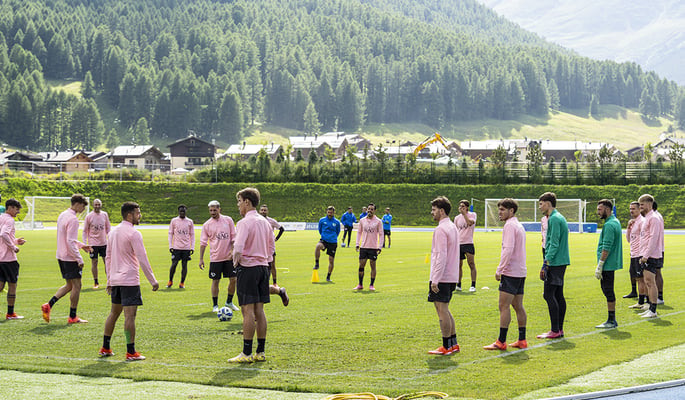 LIVIGNO AND PALERMO FC: THE RETREAT COMES TO AN END WITH GOOD FEELINGS